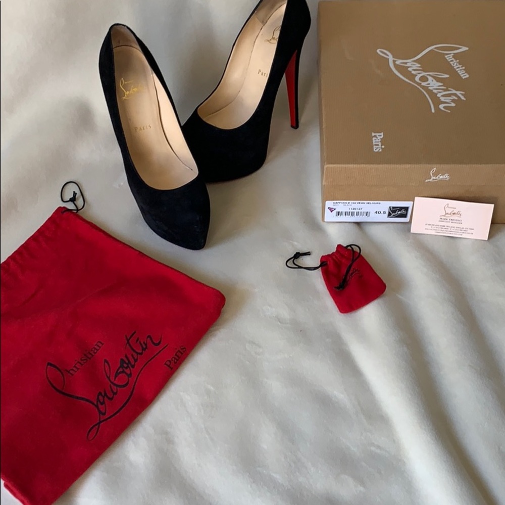 Christian Louboutin black heels